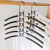 Kleiderbügel, mehrschichtig, 5-in-1-Anti-Rutsch-Design, platzsparender Schrank-Organizer für Hemden, Kleider, Pullover