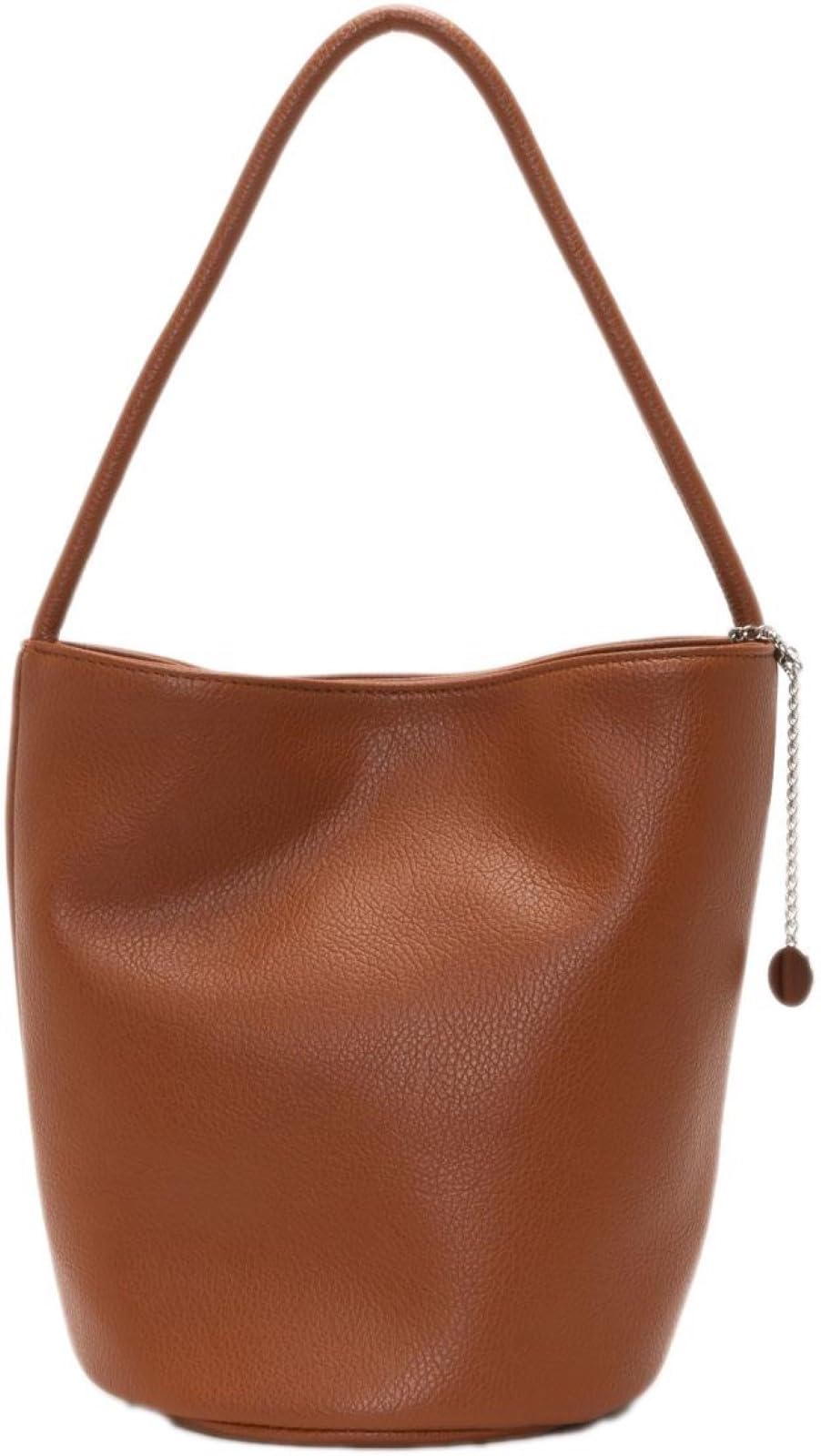 Женская вертикальная сумка-тоут Shubeck ZGP-1004 Коричневая