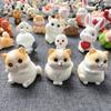 Cartoon Animal Mini Blind Bag Simulation Small Toys Kawaii Little Rabbits Cats Childrens Resin Desktop Small Ornaments Toy Gifts