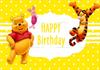 Winnie The Pooh Backdrop Kids Birthday Decoration Background Bear Friend Tiger Vinyl Polyester Photography Decor Props