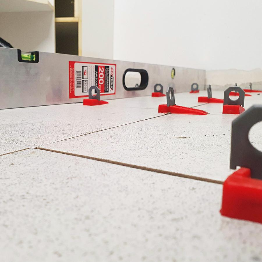 Awtools Nivelliersystem St 1,5Mm 50+50 (Klammern 7-15mm + Keil)