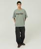 MAGOODGAN Swagver 3580 Embroidered Oversized Off-White Short Sleeve Tee