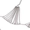Body Beach Rhinestone Charming Stylish Shiny Crystal Jewelry Bikini Chain Lingerie Bra Jewelry