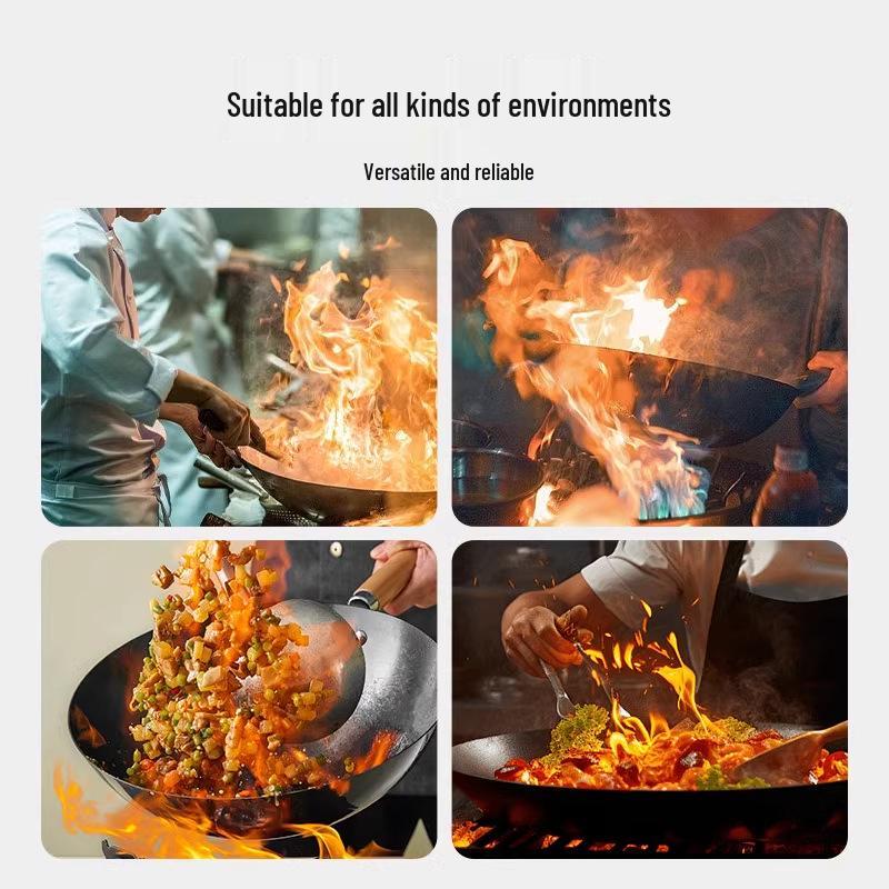 Fireproof Non-Slip BBQ & Cooking Gloves - Heat-Resistant & Anti-Scald for Grilling and Stir-Frying