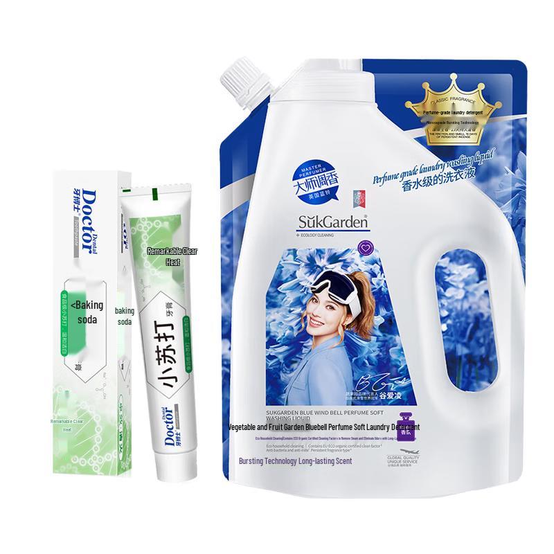 

Набор зубной пасты DoctorBaking Soda и стирального порошка Bluebell