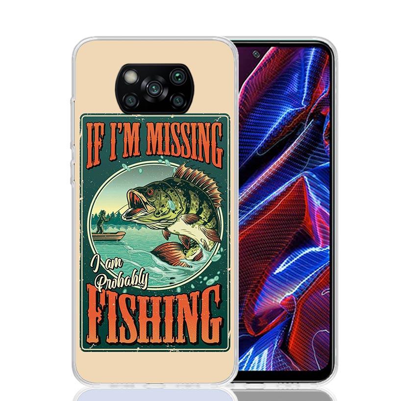 Fishing Club Graphic Phone Case For Xiaomi Poco F7 Ultra X7 X6 Pro X5 Redmi 15 15C 13 13C 12 12C 10 10A 10C 9 9A 9C 9T Shell Poc