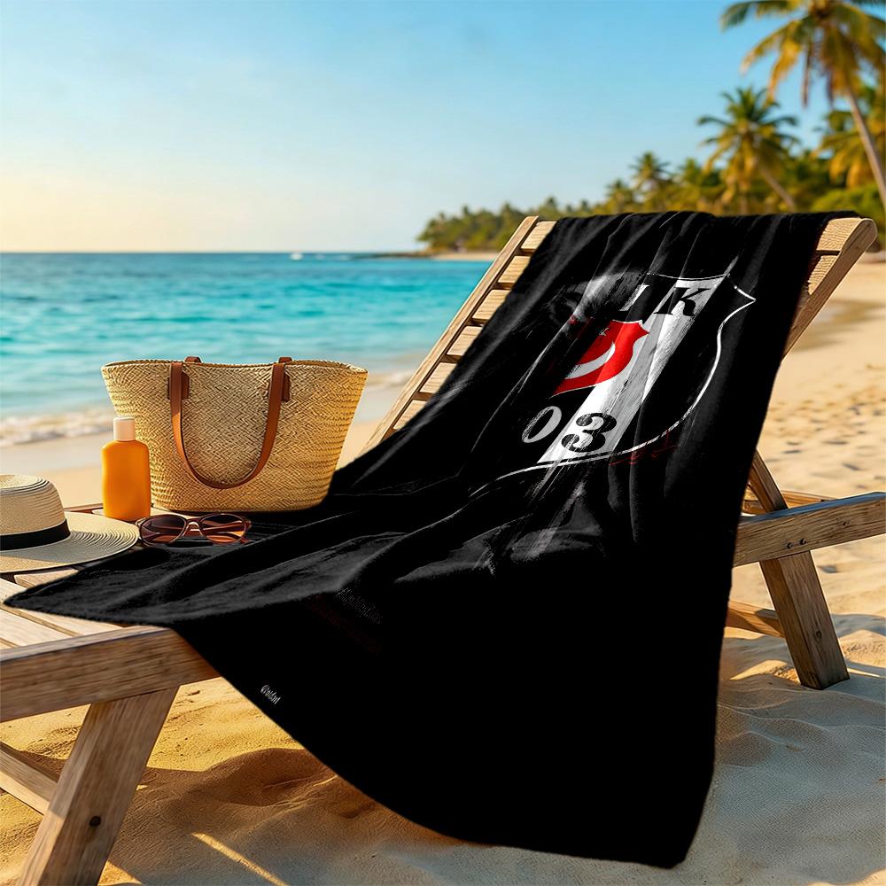 Asciugamano da Spiaggia per Appassionati Bjk Super Morbido Microfibra Tessuto Asciugatura Rapida Comodo Leggero