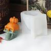 Skeleton Head Silicone Molds for Candle Soap Gypsum Decorations, Halloween Candle Molds for Making Halloween Present