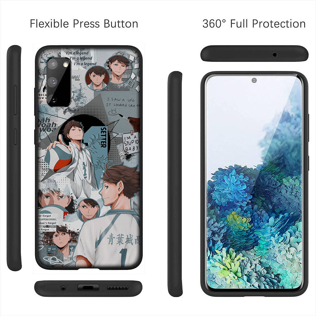 Für Samsung Galaxy S25 S24 S23 iPhone 17 16 15 Xiaomi Redmi Note 14 13 12 11 Plus Pro Max XR A37 A57 Handyhülle Haikyuu Oikawa Tooru OPPO Huawei Cover