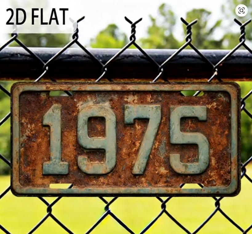 D Flat Retro  Aluminum Sign x Inches  Vintage Metal Wall Art xcm Durable Unique Holiday Car Gift Idea