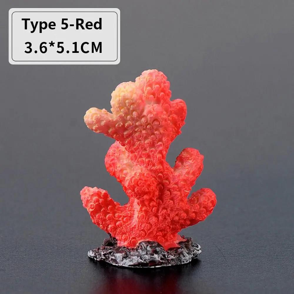 Aquarium Artificial Coral Landscape Ornaments Garden Fish Tank Decor Resin Reef Rock Making Simulation Starfish DIY Background