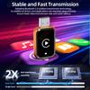 Wireless CarPlay Android Auto Apple Carplay Wireless Android Auto Orange Mini Car Play Adapter 2in1 AI Smart Box Bluetooth