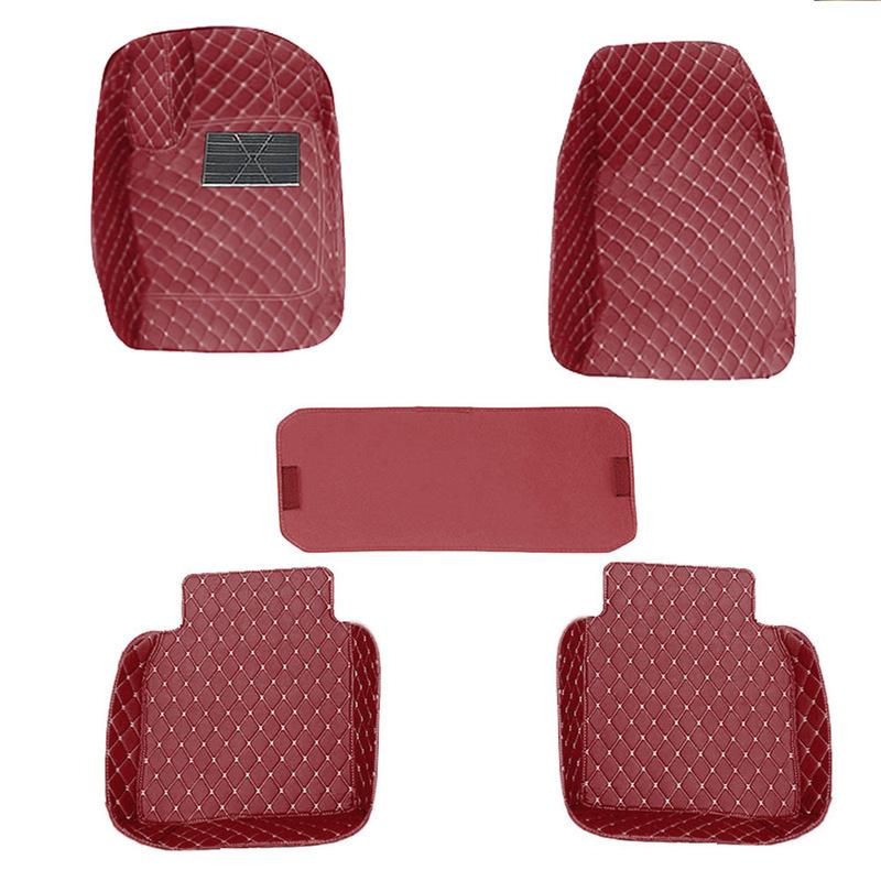 5 PCS Tapis de Sol Universels pour Voiture Tapis Imperméables Intérieur Automobile Ensemble Complet Conduite à gauche
