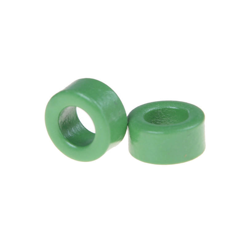 10 ks Indukční cívky Zelené toroidní feritové jádra Proti rušení 10 mm*6 mm*5 mm
