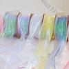 Flowers Gifts Ribbons Bouquets Cake Boxes Mesh Illusion Fish Tail Ribbons and Ribbons 4cm