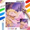 Sleeping Princess Aurora Digital Oil Painting Hand Painting Kit Diy Home Decoration (83 Characters)