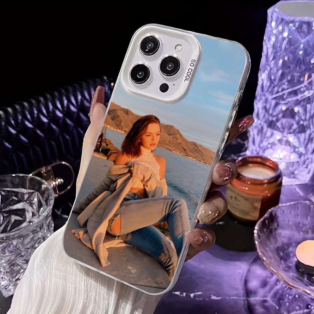 Oana Gergory Mobile Phone Case for iPhone 17 16 15 14 13 12 11 X XR XS 8 7 Air Pro Max Plus White Translucent Colorful Cover