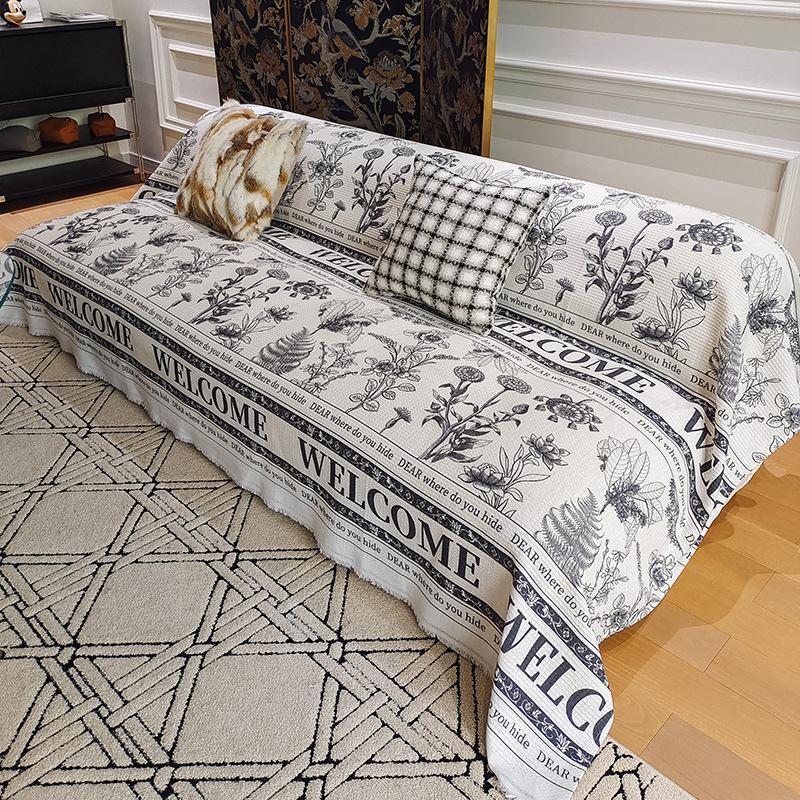 

Чехол для волос Nordic Ins Wind Sand, универсальный чехол для дивана с защитой от кошачьих царапин, тканевое одеяло, универсальный универсальный чехол для дивана «все включено» 180x230