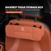XDFMN1 Hot 2026 New For Benz Car Seat Backrest Tissue Box Multifunctional Organizer Storage Box For Mercedes Benz AMG A C E S G Class W