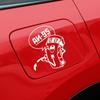 Die-Cut Vinyl Decal Funny Fuel Tank Car Sticker Car Sticker Waterproof Auto Decors