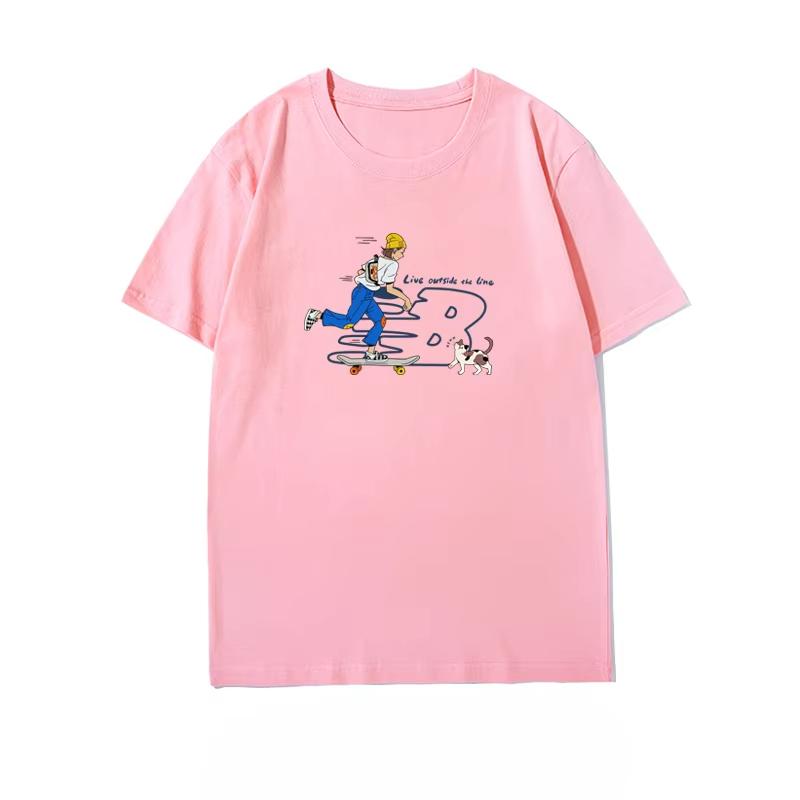 2025 Summer Fashion Trend New Brand Men's and Women's Short Sleeve T-shirt High-end Fashion Brand 100% Cotton Printed T-shirt