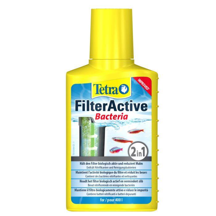 Produit De Traitement Pour Aquarium - Tetra - Filteractive 100ml - Poisson D'eau Froide - 100ml - Efficace