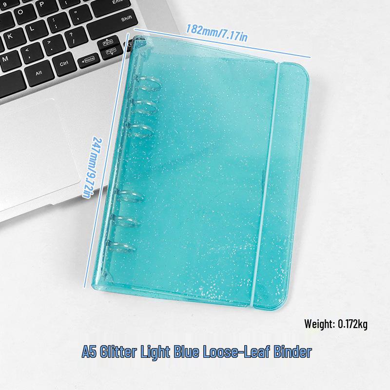 A6 Color Loose-Leaf Binder Notebook - Student Diary & Simple Planner