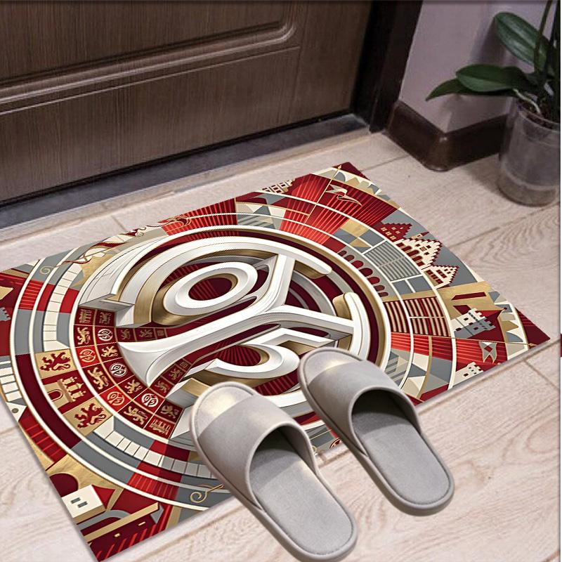 05 1FSV Mainz 05 Pattern Rug, Indoor/Outdoor Mat, for Picnic, Gameroom, Bedroom, Office, Living Room, Home Decor Carpet, Birthday Gift