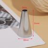 2PCS Small Round 304 Stainless Steel Piping Nozzles For Cake Decorating, DIY Baking Cream Writing Tools
