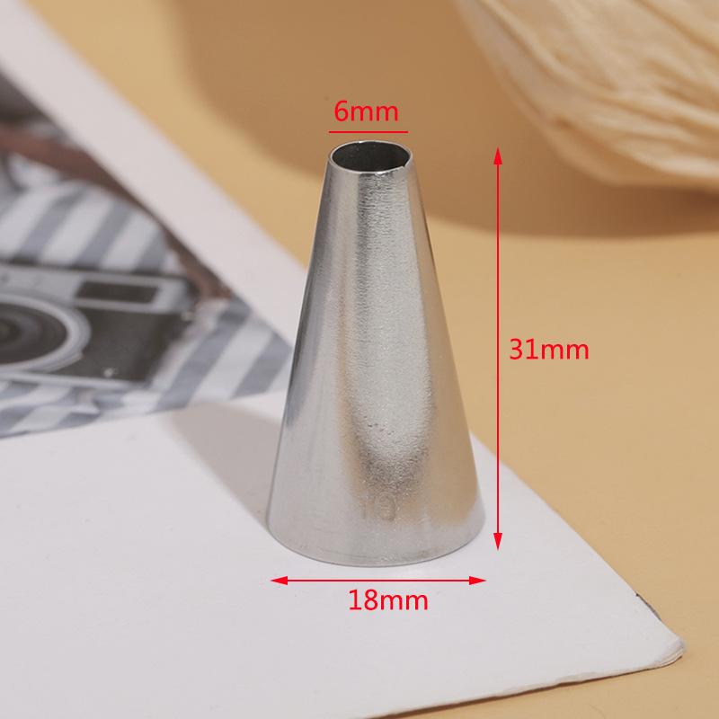 2PCS Small Round 304 Stainless Steel Piping Nozzles For Cake Decorating, DIY Baking Cream Writing Tools