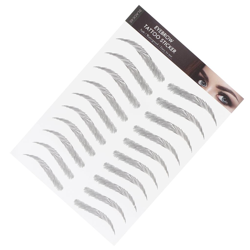 Long Lasting Eyebrow Transfers Sticker Household Portable Women Eyebrow Tattoo Sticker
