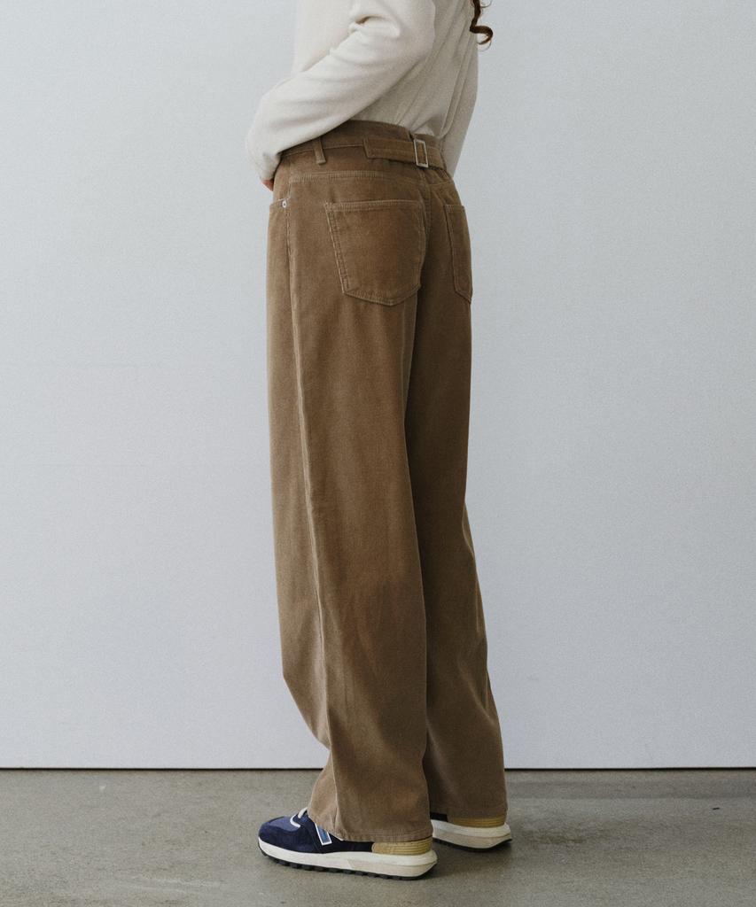 Yulago Buckle Corduroy Pants