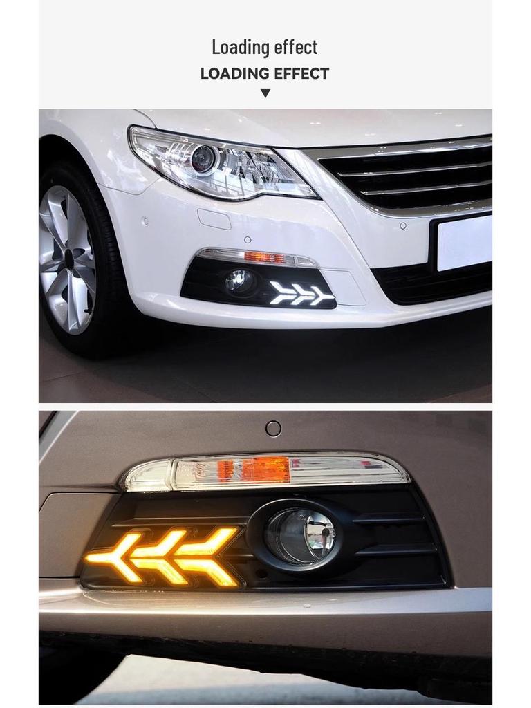 Volkswagen CC LED Daytime Running Lights & Flowing Turn Signals (2010-2012)