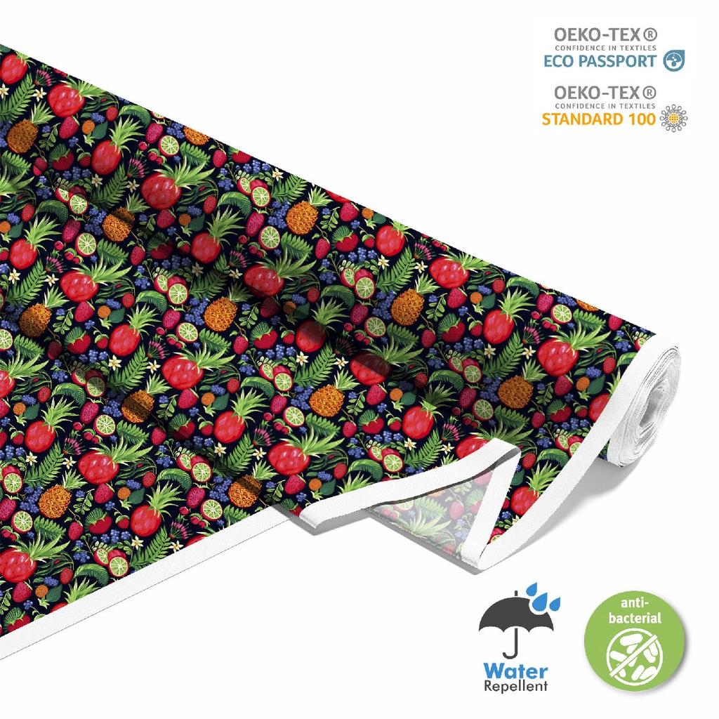 Outdoor Dekostoffe Oxford - Motiv Obst | Dx6042