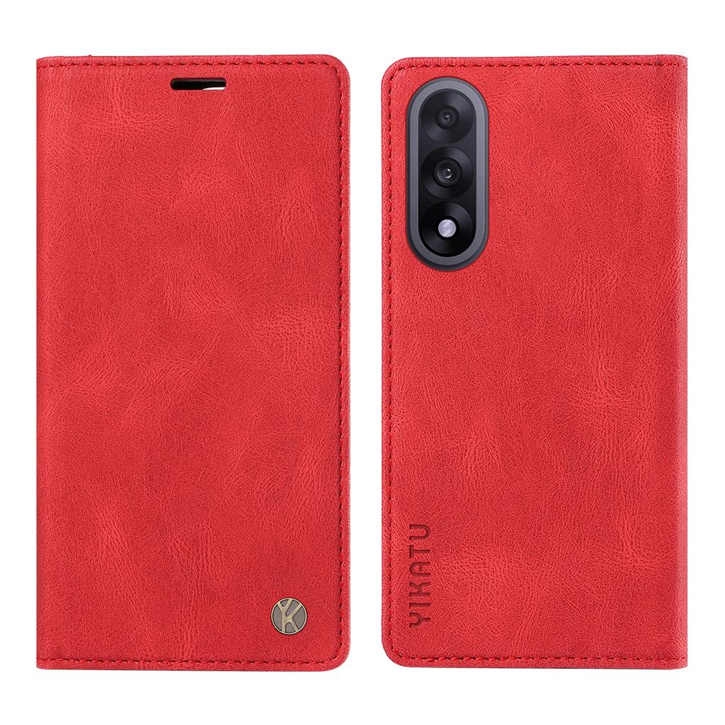 For OnePlus Nord 5 5G/OnePlus Ace 5 Ultra 5G Leather Cover YIKATU YK-004 Skin-Touch Wallet Phone Cases
