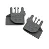 1 Pair Grey Roller Blind Luggage Cover Clip 8W9868953 8W9868954 For A4 For A6 For Q7 For Touareg Car Interior Accessories
