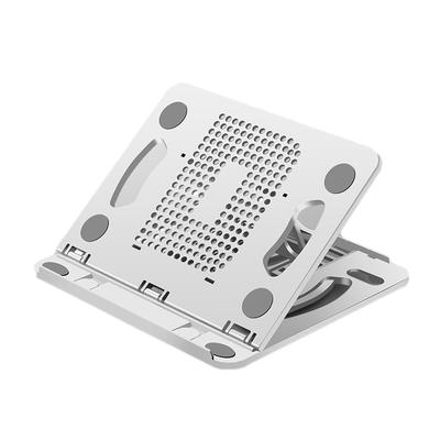 Držák na notebook Silikonový PP a ABS skládací 8 převodový nastavitelný přenosný chladicí stojan na notebook pro