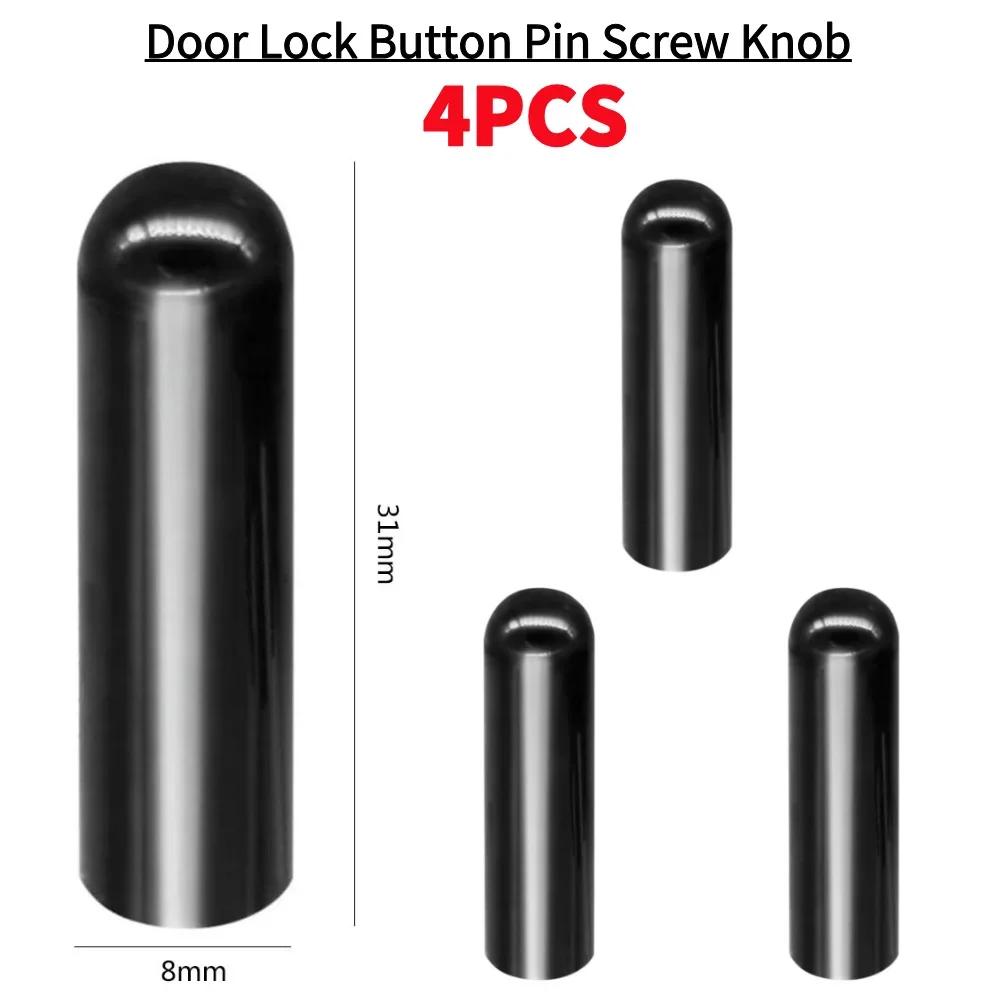Car Door Lock Button Pin Screw Knob Cap Plastic Car Interior Door Lock Knob For BMW M3 M5 M6 E46 E39 E90 E60 E36 F30 F10 E30