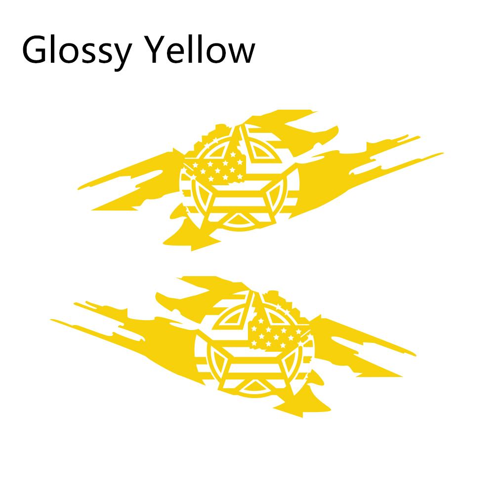 Car Stickers Auto Side Door Vinyl Film styling Decals Tuning Accessories for Jeep Wrangler Renegade JK JL CJ RUBICON 4x4