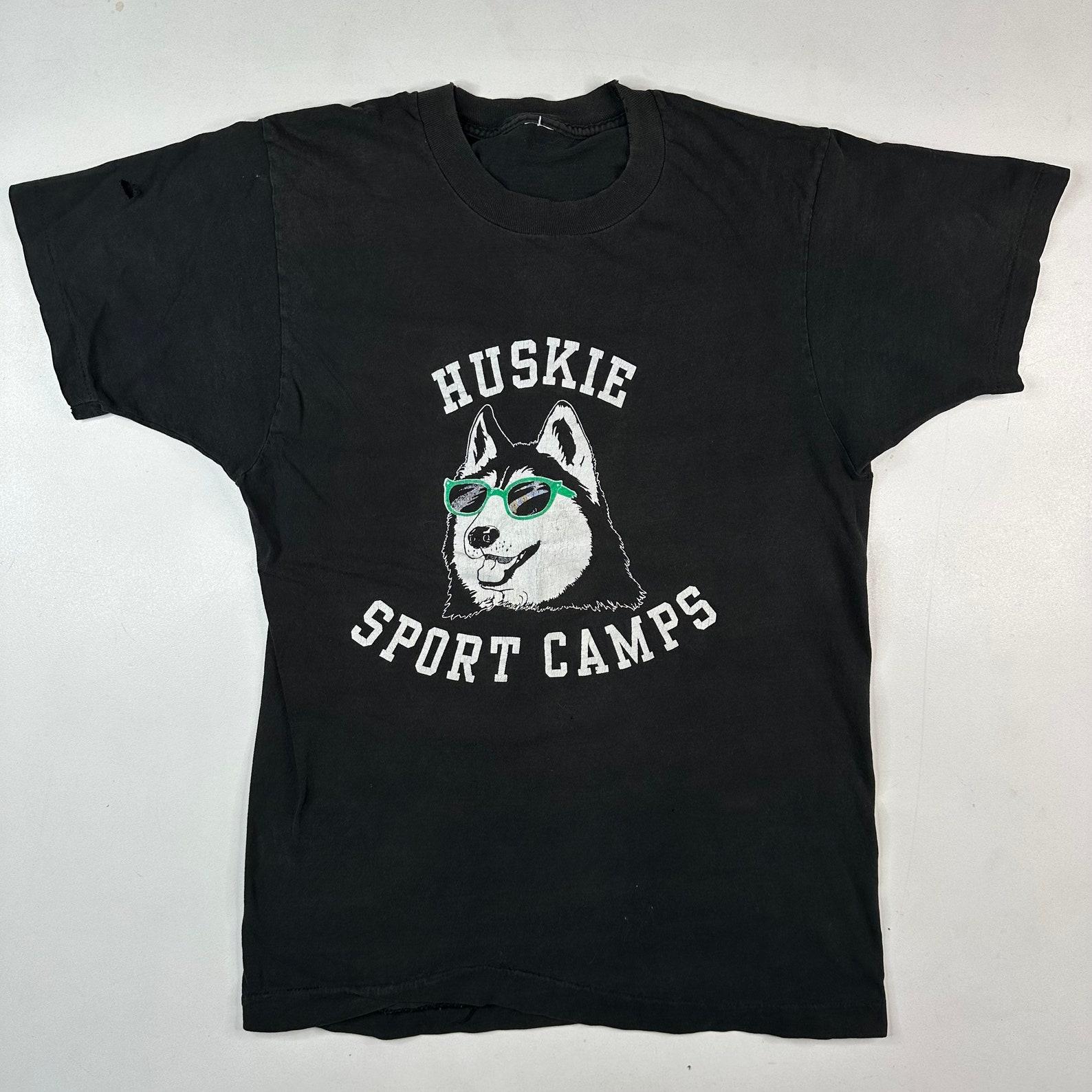 90s University of Saskatchewan Huskies Sport Camp T shirt Sz S (A397) L