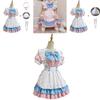 Charming And Elegant Lolita Dress Maid Uniform Outfit With Bustle And Apron