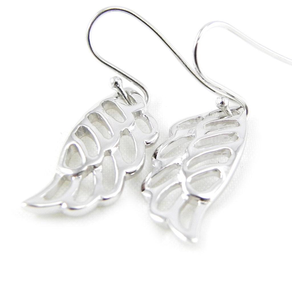 Les Trésors De Lily [G2836] - Silver Earrings 'Les Ailes d'Ange' Silver (rhodium Plated) - 20x10 Mm
