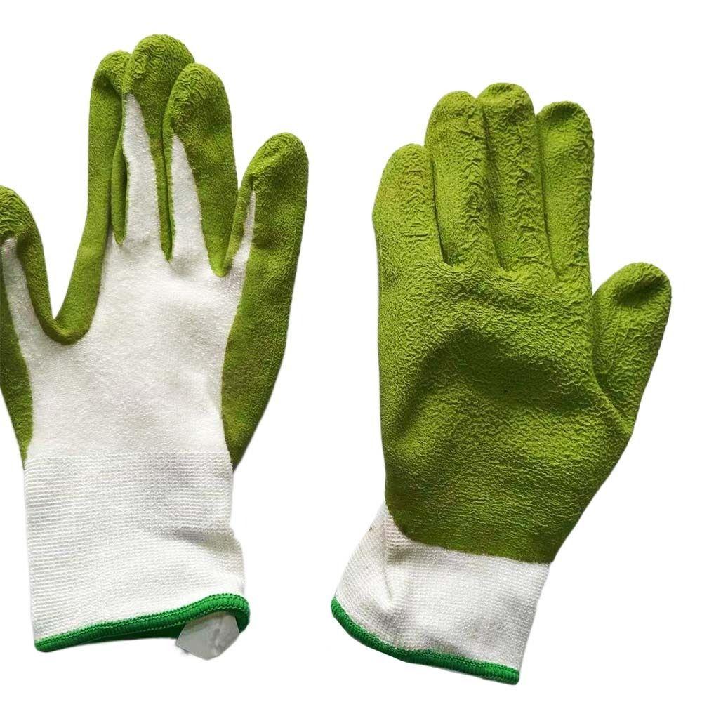 Multicolor Protective Mittens Embossing Horticulture Gloves Tool Work Gloves Unisex