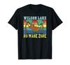 Wilson Lake No Wake Zone Sleepy Hammock Bear Camper Relaxing T-Shirt