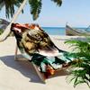 Attack Titan Print Beach Towel, Large Soft Quick Dry Towel for Beach Camping Swimming