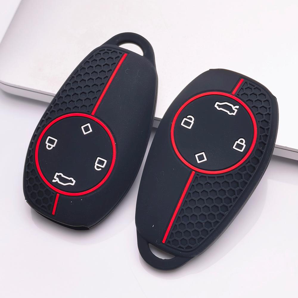 Key Fob Cover for Leapmotor T03 S01 C11 C01 Anti-Scratch Shockproof Protective Shell Holder with Honeycomb Texture Shockproof Structure