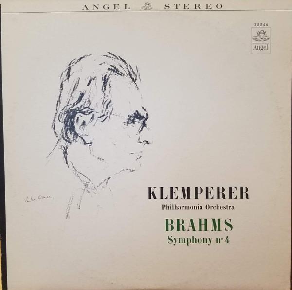 

LP Record OTTO KLEMPERER PHILHARMONIA ORCHES Brahms Symphony No 4 In E Minor Op S235546 ANGEL US Classical Used