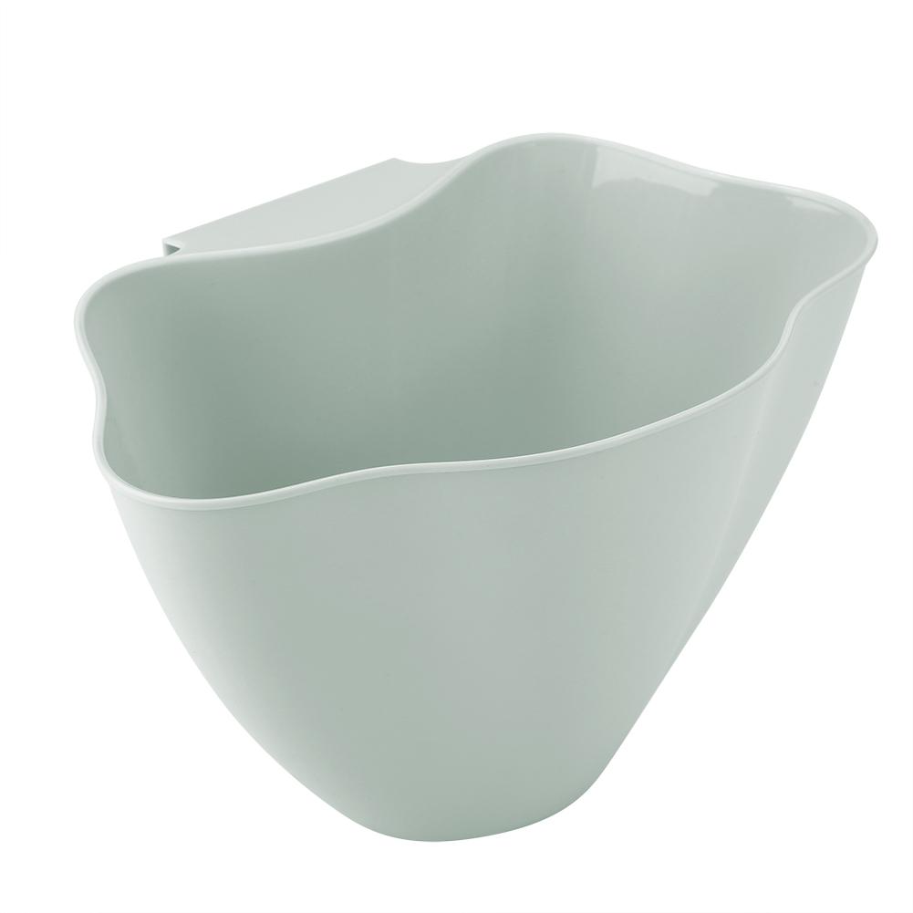 Cupboard Door Hanging Mount Kitchen Garbage Trash Bin Without Lid Waste Claaaification Grey