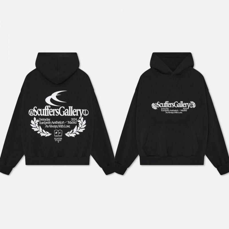 Unisex Oversized Hooded Sweatshirt With 3D Print Graphic Loose Fit Streetwear Fall