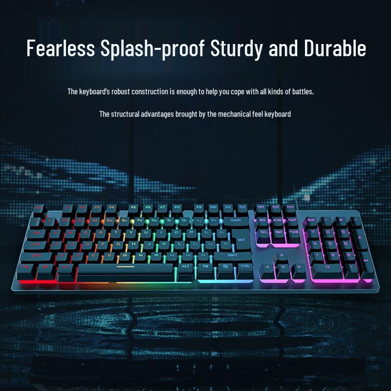 Youhechuangjia GX300 Wired Gaming Keyboard and Mouse Combo